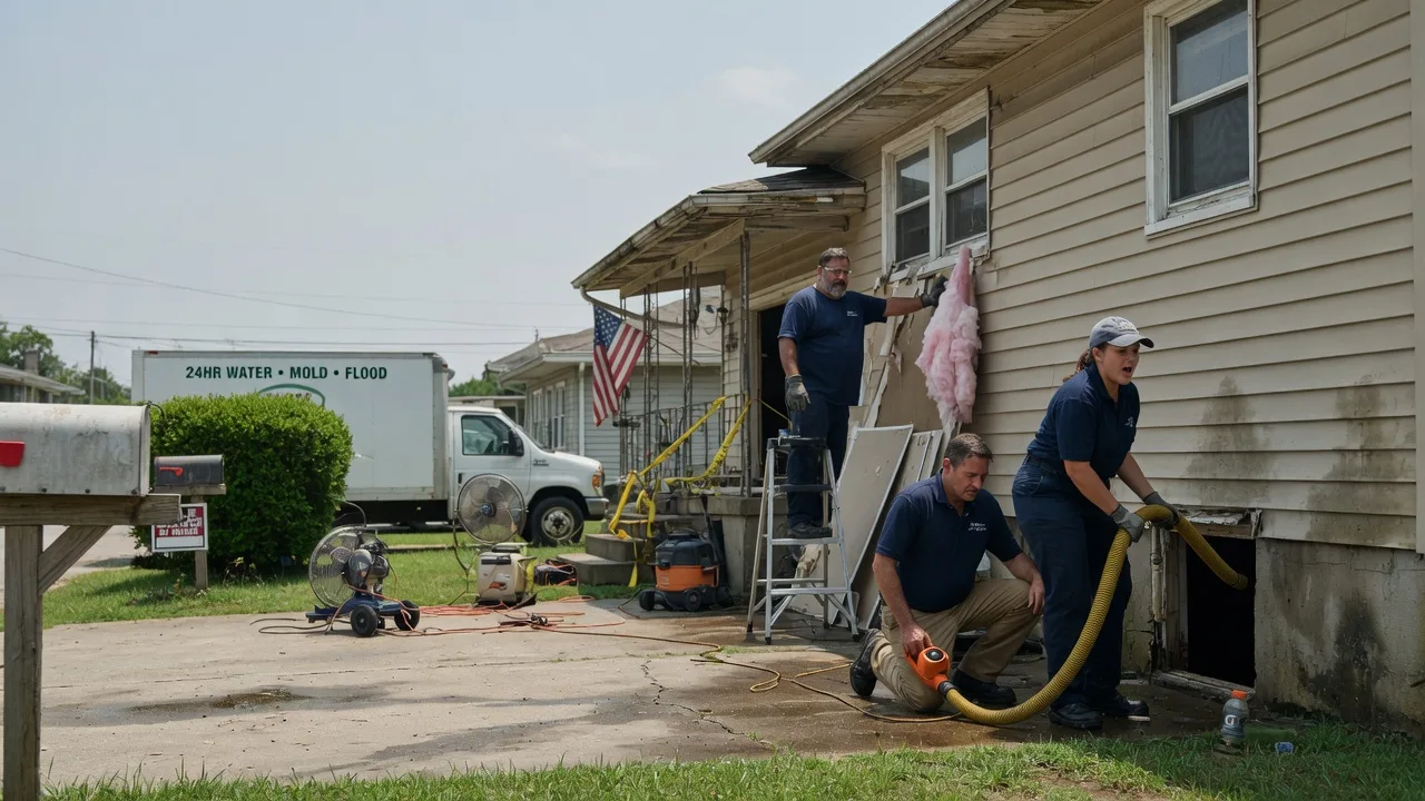 Water Damage Repair in Carversville, PA near me